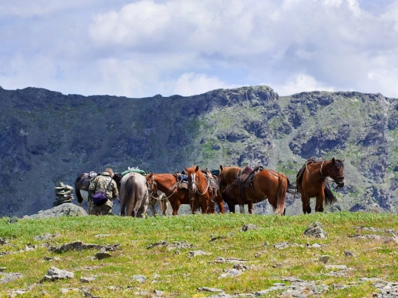 Sanabria on Horseback