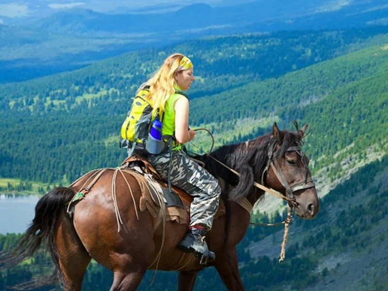 Sanabria on Horseback