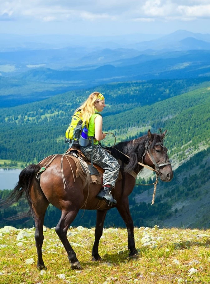 Sanabria on Horseback
